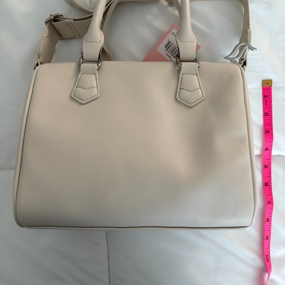 Juicy Couture Crystal Obsession Satchel/Crossbody Beige New - Picture 6 of 11